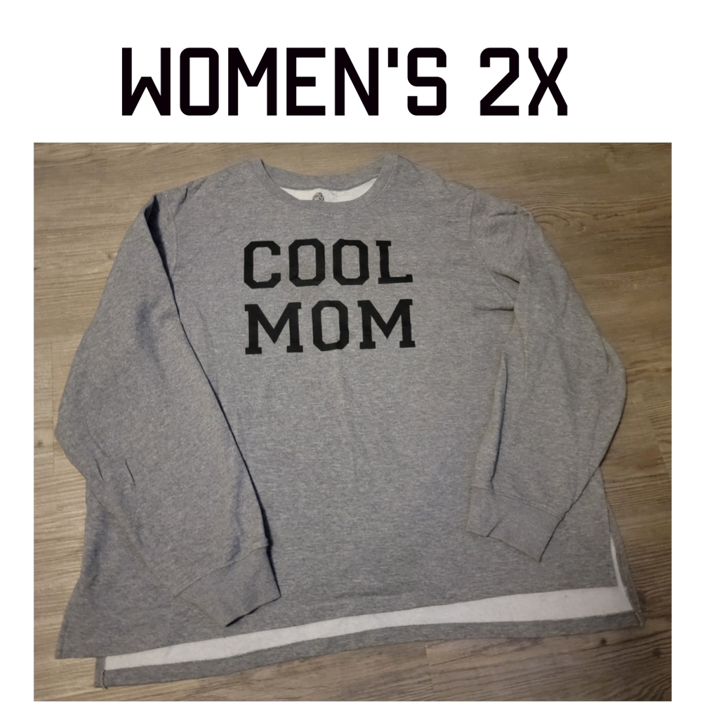Cool Mom Crew Neck Sweater 2X